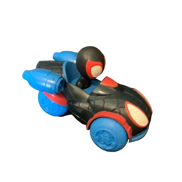 Jazwares Marvel Spidey and HIS Amazing Friends Spider-Man Miles Morales Car Toy - Picture 2 of 6